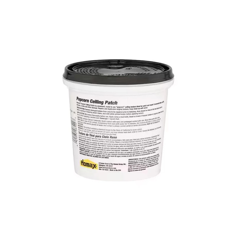 Homax 1 qt Premixed Popcorn Patch Ceiling & Wall Texture