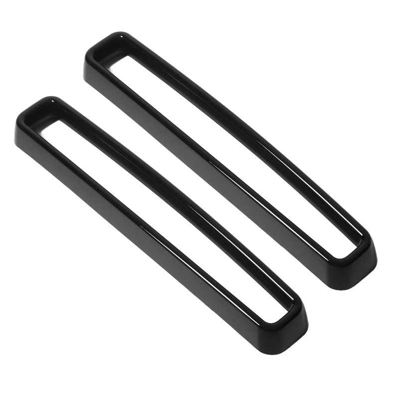 Car Front Grille Trim Bright Black UV Protection Coating Replacement