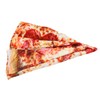 Kid Toddlers Pizza Pattern Rug Baby Washable Fluffy Playmat Round
