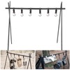 Outdoor Camping Equipment Hanging Rack Foldable Stand Shelf Hanger with