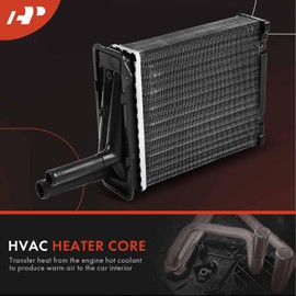 A-Premium Rear HVAC Heater Core Compatible with Dodge Caravan Grand Caravan & Chrysler Town & Country Voyager, 2001-2005, Replace# 5019184AA