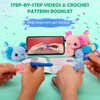 Crochetta Crochet Kit for Beginners, Crochet Starter Kit w Step-by-Step