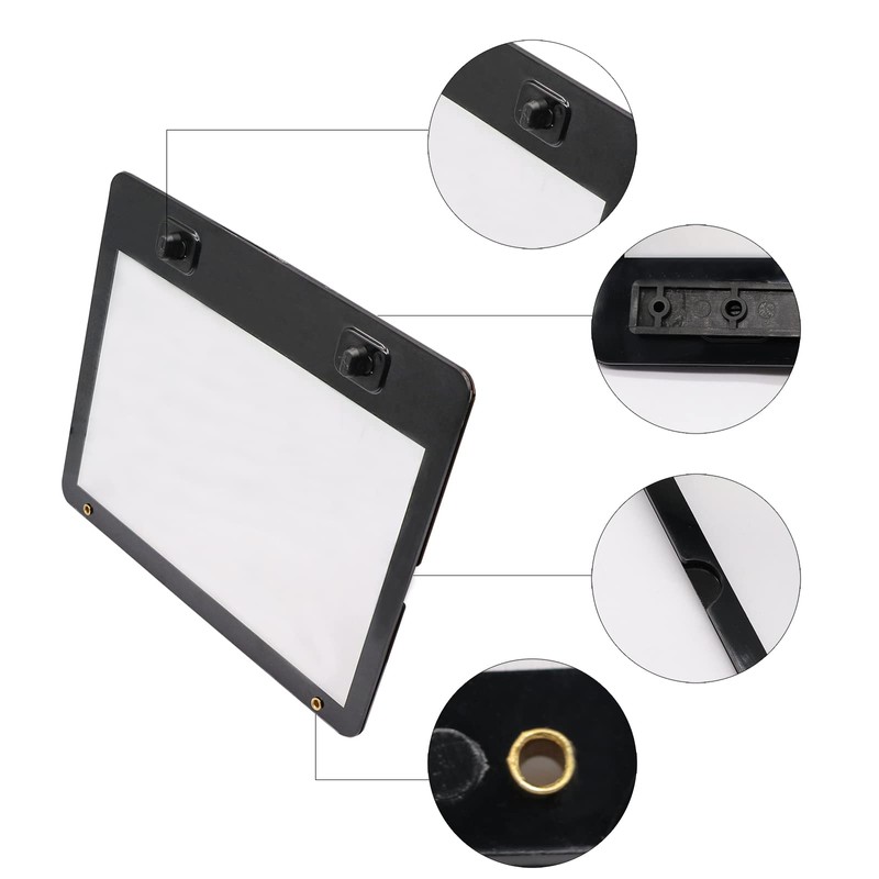 Drive-up Golf Cart Black Deluxe Message Holder for Club Car