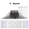 LANXUANR 9 Speed Mountain Bicycle Cassette Fit for MTB Bike,