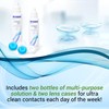 Menicon Unique pH Multi-Purpose Contact Solution + RGP Lens Case,