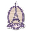 2 x 10cm Paris Eiffel Tower Vinyl Sticker Travel Luggage
