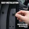 Pack of 100 Nylon Car Mounting Clips, Expansion Rivets and