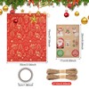 6 Sheets of Christmas Wrapping Paper with 2 Rolls of