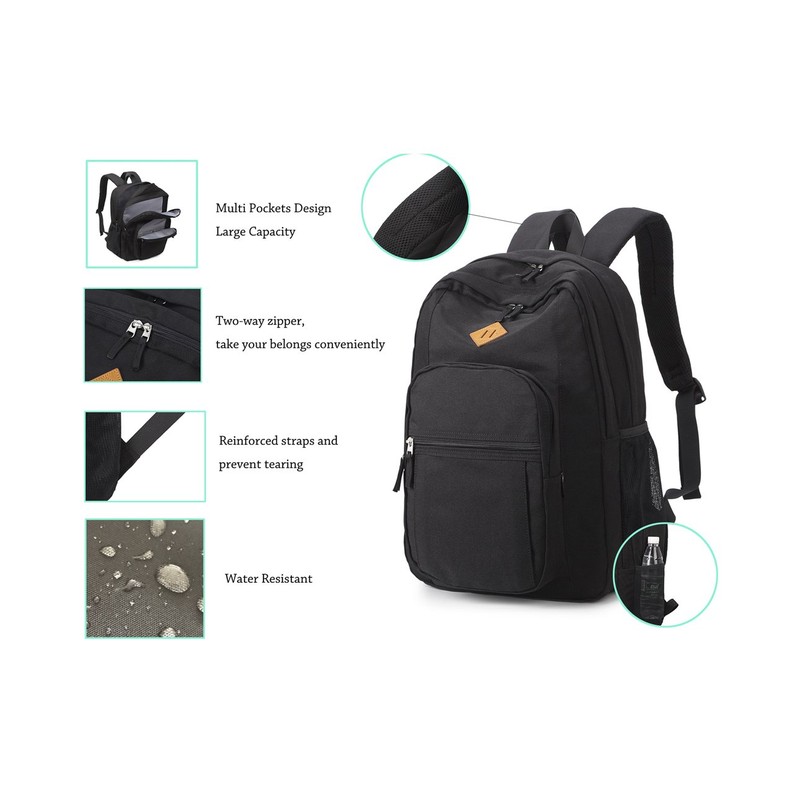 abshoo Classical Basic Womens Travel Backpack For College Men Water