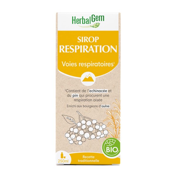 HERBALGEM SYRUP BREATHING - Respiratory tract congestion - 250 mL