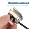 uxcell 23 mm Shower Door Rollers, Single Shower Door Runners