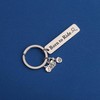 MYOSPARK Motorcycle Keychain Biker Keychain Born to Ride With Dirtbike