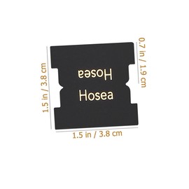 jojofuny 10pcs Bible Index Tabs with Writable Surface Foil Design for Old and Testament Easy Access Scripture Tabs for Bible Journaling Supplies