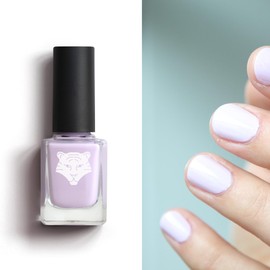 ALL TIGERS Nagellack, natürlich & vegan – Farbe Flieder 158 "Drive for Succcess" – Intensiv & blickdicht – einfache Anwendung – 81 % biologische Inhaltsstoffe – langer Halt & Glanz – 11 ml