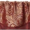Madison Park Aubrey Jacquard Window Rod Pocket Valance with Beads,