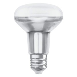 OSRAM Dimmable R80 LED Reflector Lamp with E27 Socket, Warm White (2700 K), Glass Spot, 9.6 W, Replacement for 100 W Reflector Lamp, LED Superstar R80, Warm White