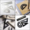Metal Architects Scale Ruler Set- Rodmaie 4 PCS Technical Drawing