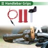 X AUTOHAUX 7/8" 22mm 15/16" 24mm Motorcycle Hand Grips Cover