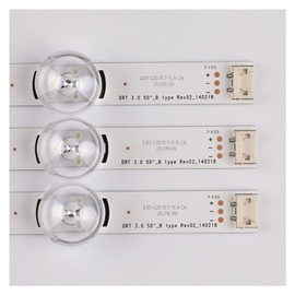 RJXIUETN 10 PCS/Set LED Backlight Strip 50LB5300 50LF5800 50lb650v 3.0 50 Inch A B 6916L-1978A 1979A 1982A 1983A Fit for LG Fit for INNOTEK DRT(Light bar only)