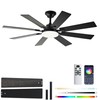 LSPMKE Ceiling Fans with Lights, 52 Inch Ceiling Fan with