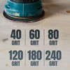 POWERTEC 10 PCS 100 Grit 6 Inch PSA Sanding Discs,