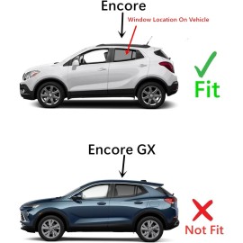 NAGD Fits 2013-2022 Buick Encore Driver Left Side Rear Door Window Door Glass