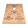 OATEY 41641 Shower Pre-Slope Extension, 40X20, Brown