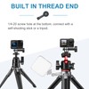 LANXIRE Tripod Mount Adapter 1/4" Screw Hole for Gopro DJI