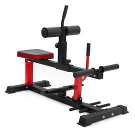 GMWD Calf Raise Machine, Adjustable Seated Calf Machine, Calf Workout Machine with Band Pegs, Calf Exercise Leg Training Machine Home Gym - Color: T6 Red