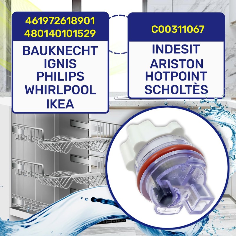 Dishwasher Water Transparency Sensor with Original Code 461972618901 480140101529 for