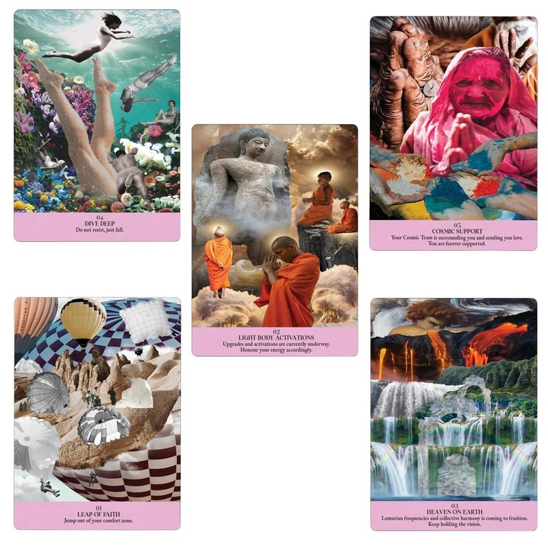 Kancharo Oracle Cards, 46 Cards, Tarot Divine Codes Oracle (Violet