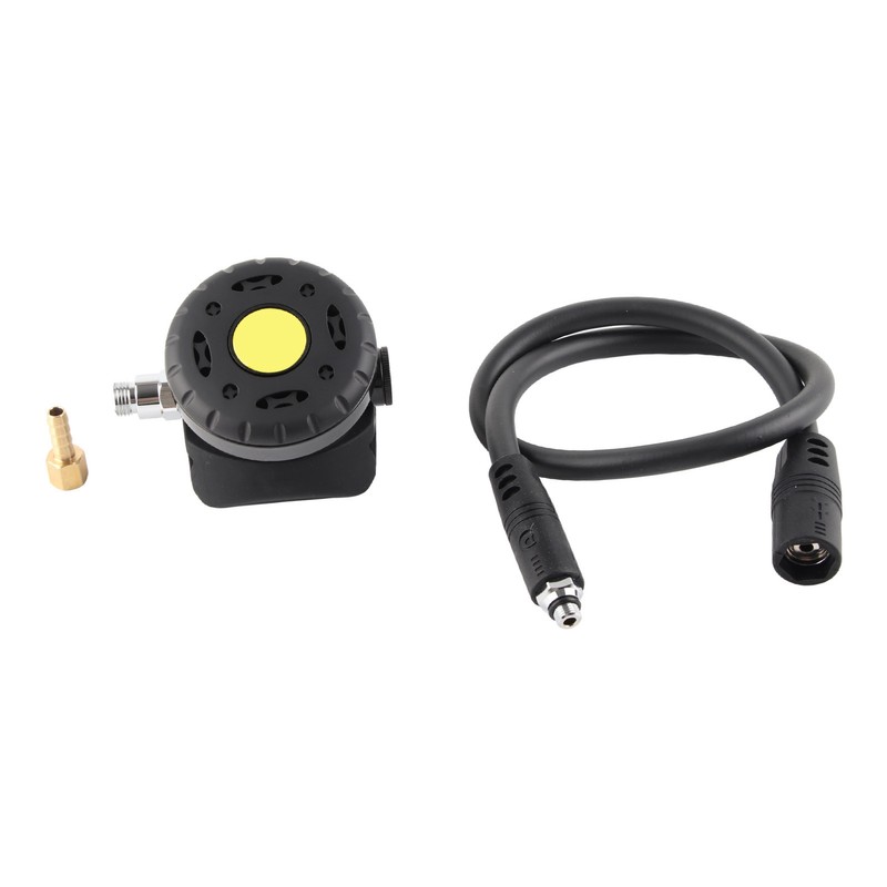 2nd Stage Regulator Breathing Valve Heads Medium Pressure Tube Portable