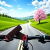 1 Pair Red Non-Slip Foam Handlebar Grips for Bicycle and