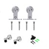 TSMST 2pcs Stainless Steel Sliding Barn Door Hardware Hanger Roller
