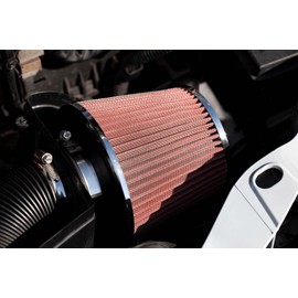 Universal Sports Air Filter with 3 Adapters Red / Carbon