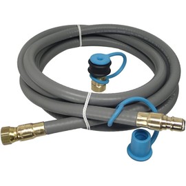 10 FT Propane Hose Quick Connect - Propane Extension Hose - Propane Quick Connect Hose RV to Gas Grill - Propane Hose for Gas Grill, Gas Stove - LP Gas Hose - Roadtrip Grill Accessories
