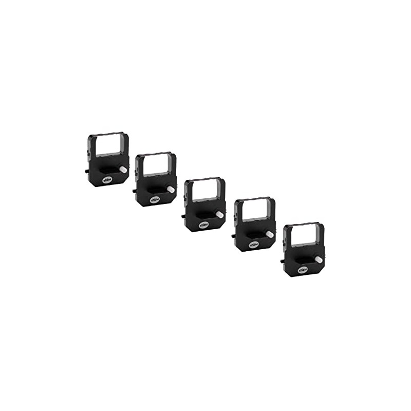 vhbw 5 x Ink Ribbon Compatible with Seiko Seikosha BS175,