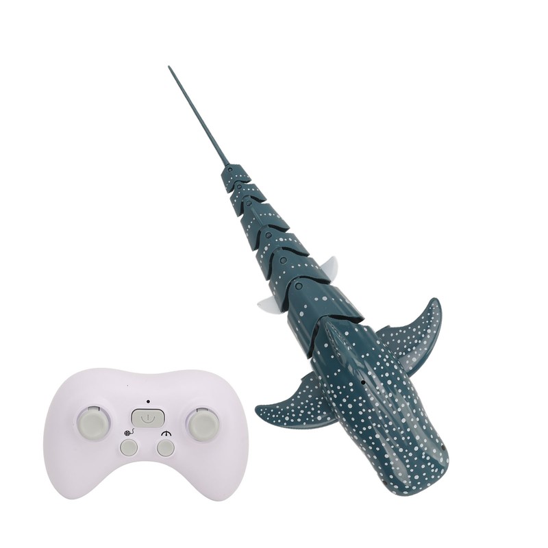 RC Shark Toy Pool Boat Toy High Simulation Light Effect