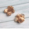 Acxico 2 pcs 4 Hole Brass Spray Misting Nozzle Garden