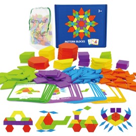 Dr. MUYA Montessori Toy 3 4 5 6 Years, Tangram, Educational Games from 3 Years, Montessori Toy from 3 Years, Gift 3-6 Years Children Boy Girl
