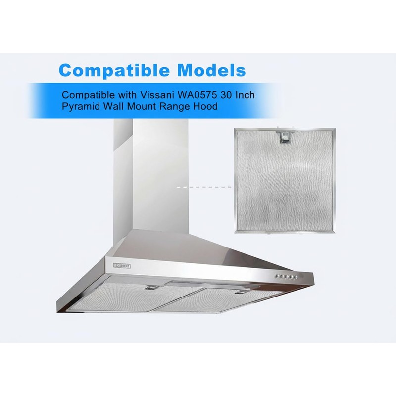 WA0575 Range Hood Filter 14-3/8" x 13-1/2" - 2 Pack,