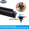ASLAM Windshield Wipers All-Season Blade Type-M 24"+18", Multifunctional Adapters and
