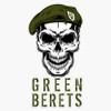 Green Berets Window Bumper Sticker Decal 5"