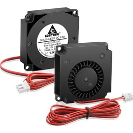 GDSTIME 40mm x 10mm 4010 Blower Fan 24V Dual Ball Bearing, Ender 3 Upgrade 24 Volt DC Brushless Hotend Part Cooling Fan 2 Pin with 3.3 FT Wires for Ender 3 V3 KE Ender 5 Pro CR-6 SE 3D Printer, 2-Pack