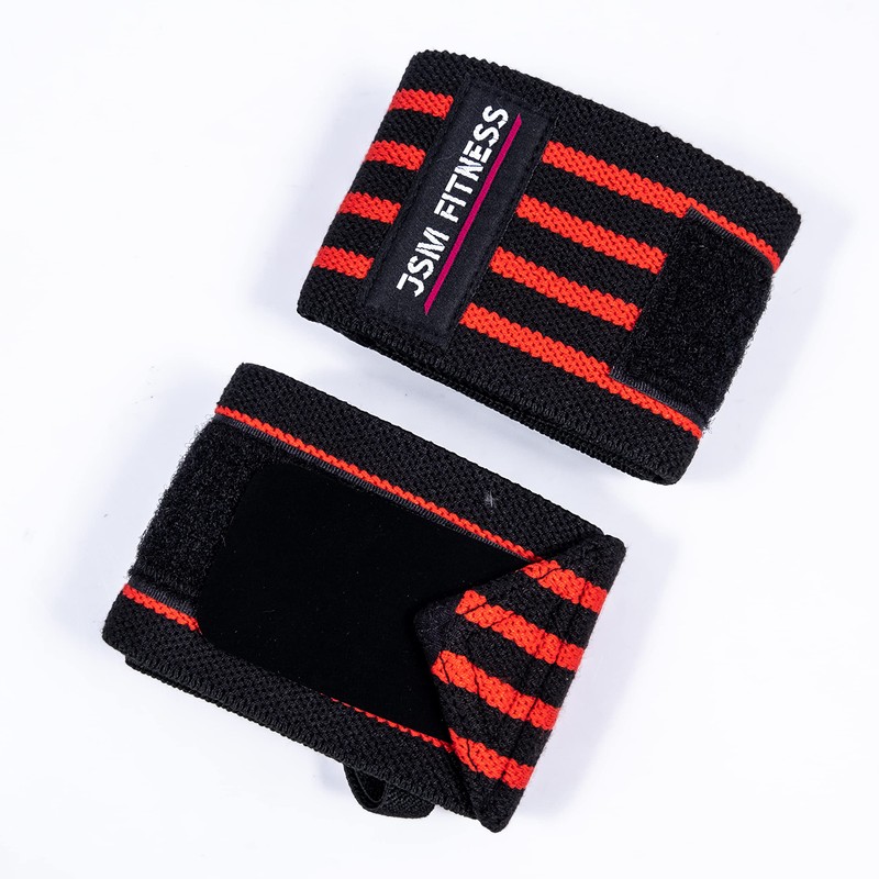 JSM FITNESS® Wrist Wraps for Stabilizing Wrist and Strengthening Grip