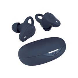 Fresh 'n Rebel Twins Move, Wireless In-Ear Bluetooth Sports Headphones, Splashproof, Dual Master, with Microphone and Clickable Button and Volume Control, 30 Hours Playtime (Steel Blue)