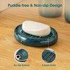 vancasso Green Bathroom Accessories Set, Ceramic Soap Dispenser and Toothbrush