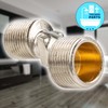 tecuro S-Connector for Wall Fittings 3/4 x 1/2 Inch Male