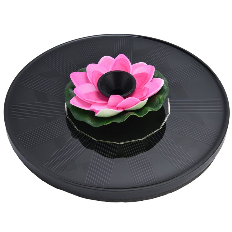 Lotus Solar Fountain Water Pump Floating Mini Solar Powered Water
