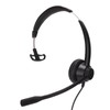 RJ9 Telephone Headset Noise Cancelling Unilateral Corded Business Headphone with